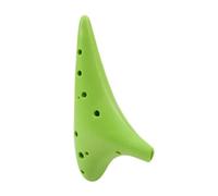 Ocarina wooden Ocarina Resin Plastic Alto C 12 Hole Multicolor Musical Instrument(Green)