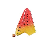 Ocarina wooden Professional Triple Alto C Key AC Vintage Smoked Ceramic Ocarina Traditional Musical Instrument(1)