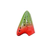 Ocarina wooden Professional Triple Alto C Key AC Vintage Smoked Ceramic Ocarina Traditional Musical Instrument(7)