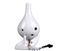 Ocarina wooden Six Hole Smoked Ocarina 6 Hole Professional Musical Instrument Ceramic Handicraft Performance(4)