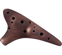 Ocarinas 12 Hole High Pitched C (SC) Smoked Clay Ocarina, Creative Submarine Shape Playing Flute Instrument, Cloth Bag+ Lanyard+Teaching Materials