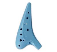 Ocarinas 12-Hole Mid-Tone C-Tune Ocarina Durable and Environmentally Friendly Plastic Ocarina for Students Beginners to Play Musical Instruments Folk(Blue,Small)