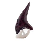 Ocarinas 12-Hole Ocarina Classical Alto C Bright Glazed Ceramic Ocarina Playing Musical Instrument Suitable for Adult Beginners Collects