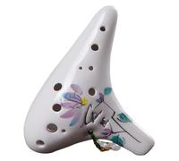Ocarinas 12-Hole Ocarina Creative Fashion Small Blue Flower Mid-Tone C Tone Ocarina Beginner Adult Student Playing Musical Instrument Classic
