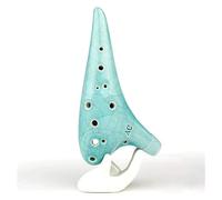 Ocarinas 12 Hole Ocarina Light Blue Mid-Tone C Ocarina Playing Musical Instrument Suitable for Beginners Chinese Woodwind Instrument Classic