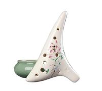 Ocarinas 12-Hole Ocarina Mid-Tone C-Tone Ocarina Entry Professional Playing Instrument for Adult Beginner Students Birthday School Gift Classic(D)