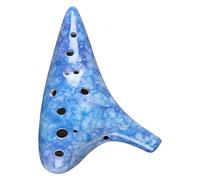 Ocarinas 12 Hole Ocarina with Cracked Fine Look Alto C Ac Tone Ceramic Ocarina Playing Instrument for Beginners Adult Kids Classic