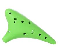 Ocarinas 12-Hole Resin Ocarina Ac Mid-Tone C Tune Beginner Students Entry Ocarina Anti-Fall Professional Playing Instrument Folk(Green)