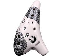 Ocarinas 12-hole Single-tube Terracotta Ocarina With Hand-painted Panda Pattern For Beginners, Creative Submarine Style National Wind Instrument, Gifts For Music Lovers(AF)