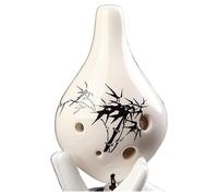 Ocarinas 6-Hole Ceramic Ocarina Mid-Tone C Ocarina Professional Playing Musical Instrument Suitable for Beginners Collects