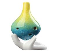 Ocarinas 6-Hole Long-mouthed Ocarina Mid-Tone C-Tone Porcelain Flute Musical Instrument Suitable for Adult Students and Children's Beginners Classic