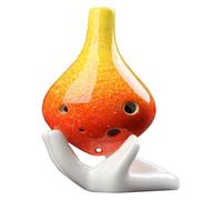 Ocarinas 6-Hole Long-mouthed Ocarina Mid-Tone C-Tone Porcelain Flute Musical Instrument Suitable for Adult Students and Children's Beginners Classic
