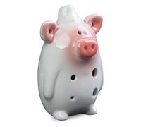 Ocarinas 6-Hole Ocarina Creative Cute Pig Shape Mini Ocarina for Beginners Children's Birthday Christmas School Gift Collects(Blanc)