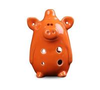 Ocarinas 6-Hole Ocarina Creative Cute Pig Shape Mini Ocarina for Beginners Children's Birthday Christmas School Gift Collects(Orange)