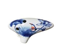 Ocarinas 6-Hole Ocarina Mid-Tone Ac Blue-and-White Porcelain Ocarina for Beginners Students to Play A Convenient Musical Instrument Collects