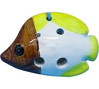 Ocarinas Beginner to Learn 4-Hole Tweeter Ceramic Small Ocarina, Creative Cartoon Marine Animal-Shaped Entertainment Wind Instruments, Unique Gift(4)