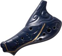 Ocarinas Beginners Practice 12-Hole Alto F Ceramic Ocarina, Chinese Retro Armor-Shaped Playing Wind Instruments, Best Choice for Gifts