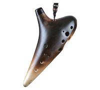 Ocarinas Black Ocarina 12 Hole Ceramic Ocarina for Beginners Adult Musicians Training Musical Instrument Creative Gift Classic