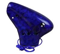 Ocarinas Classic Durable Ocarina Three-Pipe Alto C Ocarina Musical Instrument for Industry Performer Student Adult Beginner Gift Folk(Blue)
