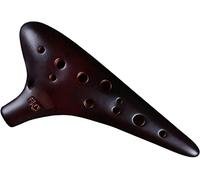 Ocarinas Classical Smoked 12 Hole High Pitch C (SC) Clay Ocarina, Creative Submarine Shape Musical Instrument Decorations, Cloth Bag + Lanyard + Mouthpiece Protector