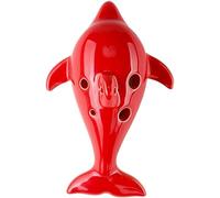 Ocarinas Creative Cartoon Dolphin-shaped Ceramic Ocarina 6 Hole Alto C (AC), Elementary School Students Learn To Practice Flute Instruments, Gifts For Little Boys/girls(D)