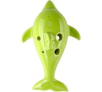 Ocarinas Creative Cartoon Dolphin-shaped Ceramic Ocarina 6 Hole Alto C (AC), Elementary School Students Learn To Practice Flute Instruments, Gifts For Little Boys/girls(C)