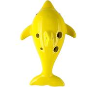 Ocarinas Creative Cartoon Dolphin-shaped Ceramic Ocarina 6 Hole Alto C (AC), Elementary School Students Learn To Practice Flute Instruments, Gifts For Little Boys/girls(B)