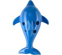 Ocarinas Creative Cartoon Dolphin-shaped Ceramic Ocarina 6 Hole Alto C (AC), Elementary School Students Learn To Practice Flute Instruments, Gifts For Little Boys/girls(E)