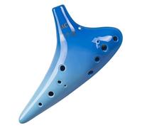 Ocarinas Ocarina 12 Hole Alto Ac Tune Ocarina Suitable for Children Beginners Professional Playing Ocarina Musical Instrument Home Decoration (Color : Blue, Size : 17.8 * 9.8 * 3.8cm)