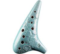 Ocarinas Ocarina 12-Hole Alto C (AC) Crack Type, Creative Submarine Style Wind Instruments, Exquisite Crafts, Cloth Bag + Cleaning Stick + Mouthpiece Protector