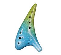 Ocarinas Ocarina 12 Hole Alto C Tuning Ac Environmental Resin Plastic Ocarina to Learn Beginner Classic