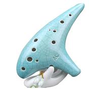 Ocarinas Ocarina 12-Hole Alto Playing Ocarina Musical Instrument Suitable for Beginner Students Adult Children Ocarina Classic(Blue)