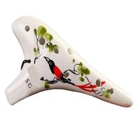 Ocarinas Ocarina 12-Hole High-pitched G-Tune Ocarina Professional Playing Ocarina Folk Musical Instrument Suitable for Beginners Classic