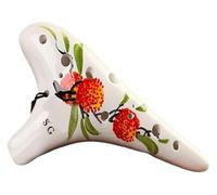 Ocarinas Ocarina 12-Hole High-pitched G-Tune Ocarina Professional Playing Ocarina Folk Musical Instrument Suitable for Beginners Classic