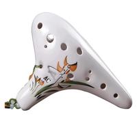 Ocarinas Ocarina 12-Hole Mid-Tone Ac Tune with Lanyard Ocarina is Suitable for Beginners to Play Musical Instruments Classic