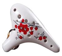 Ocarinas Ocarina 12-Hole Mid-Tone Ac Tune with Lanyard Ocarina is Suitable for Beginners to Play Musical Instruments Collects