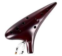 Ocarinas Ocarina 12-Hole Mid-Tone F Tune Af Professional Ocarina Playing Musical Instrument for Beginners to Learn Musical Instruments Folk