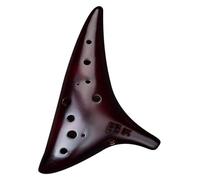 Ocarinas Ocarina 12-Hole Musical Instrument Ocarina Handmade Mid-Tone C Adjustment AC Flute Student Beginner Ocarina (Color : B) Classic