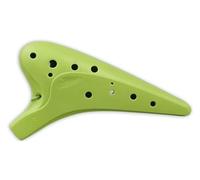 Ocarinas Ocarina 12 Hole Resin Mid-Tone C Ac Ocarina Playing Instrument Entry Student Adult Portable Instrument Classic(Green)
