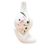 Ocarinas Ocarina 6 Hole Musical Instrument Ocarina Handmade Alto C Level AC Flower Pattern Ocarina Suitable for Beginners,Adults Classic