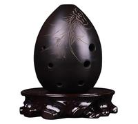 Ocarinas Ocarina 8 Hole Handmade Black Pottery Ocarina Retro Beginners Playing Musical Instrument Ocarina Creative Gift (Color : A) Collects