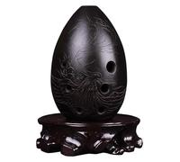 Ocarinas Ocarina 8 Hole Handmade Black Pottery Ocarina Retro Beginners Playing Musical Instrument Ocarina Creative Gift (Color : A) Collects