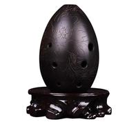 Ocarinas Ocarina 8 Hole Handmade Black Pottery Ocarina Retro Beginners Playing Musical Instrument Ocarina Creative Gift (Color : A) Classic