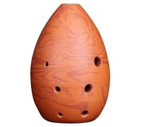 Ocarinas Ocarina Eight-Hole Pear-Shaped Wind Instrument Entry Xun Intonation Black Ocarina Hand Carved Exquisite Instrument Ocarina Home Decoration