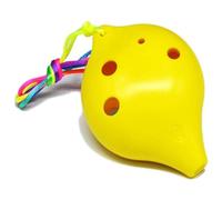 Ocarinas Ocarina Plastic 6 Hole Ocarina of Time Mini Handmade Flute Soprano C Musical Instruments Ocarina Gifts (Color : E) Classic(Yellow)