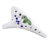 Ocarinas Ocarina12 Hole Round Head Mid-Tone C Hand-Painted Ocarina with Lanyard Sheet Music Suitable for Beginners and Adults Classic