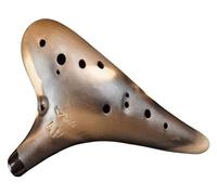 Ocarinas Ocarinas 12 Hole Alto F Af Professional for Beginners Smoked 12-Hole Self-studyocarinas Performance Classic (Color : Brown, Size : 24 * 14 * 5cm)