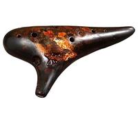 Ocarinas Ocarinas 12 Hole Alto F Af Professional for Beginners Smoked 12-Hole Self-studyocarinas Performance Collects (Color : Red, Size : 24 * 14 * 5cm)