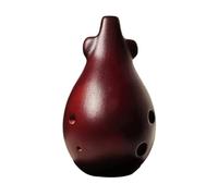 Ocarinas Ocarinas 6 Hole Alto F Ocarina Playing Instrument Suitable for Beginners Adult Students Practice Use Home Decoration(Brown)