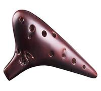 Ocarinas Ocarinas Smoked 12holes Soprano F Ocarina Playing Instrument Performance Finger Hole Groove Design Beginner Playing Teaching Home Decoration